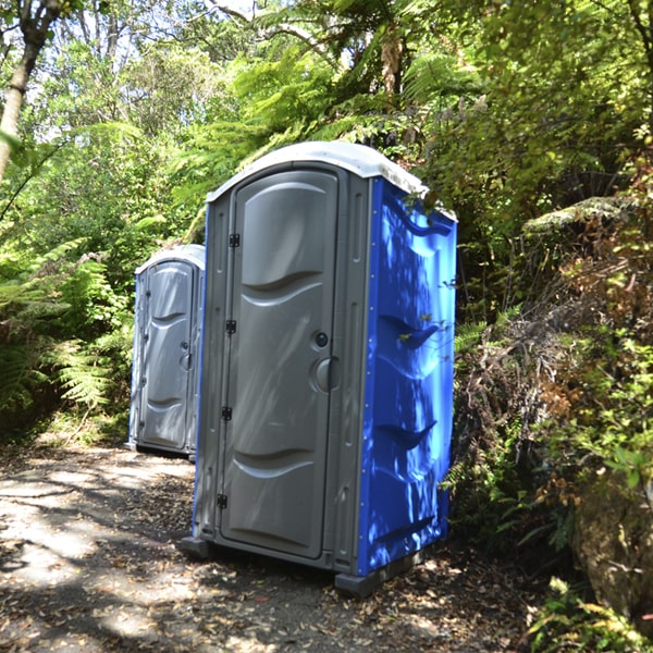 how often are construction porta potties serviced